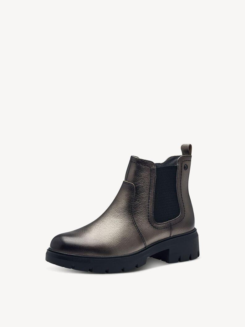 Chelsea boot - metallic, PEWTER, hi-res