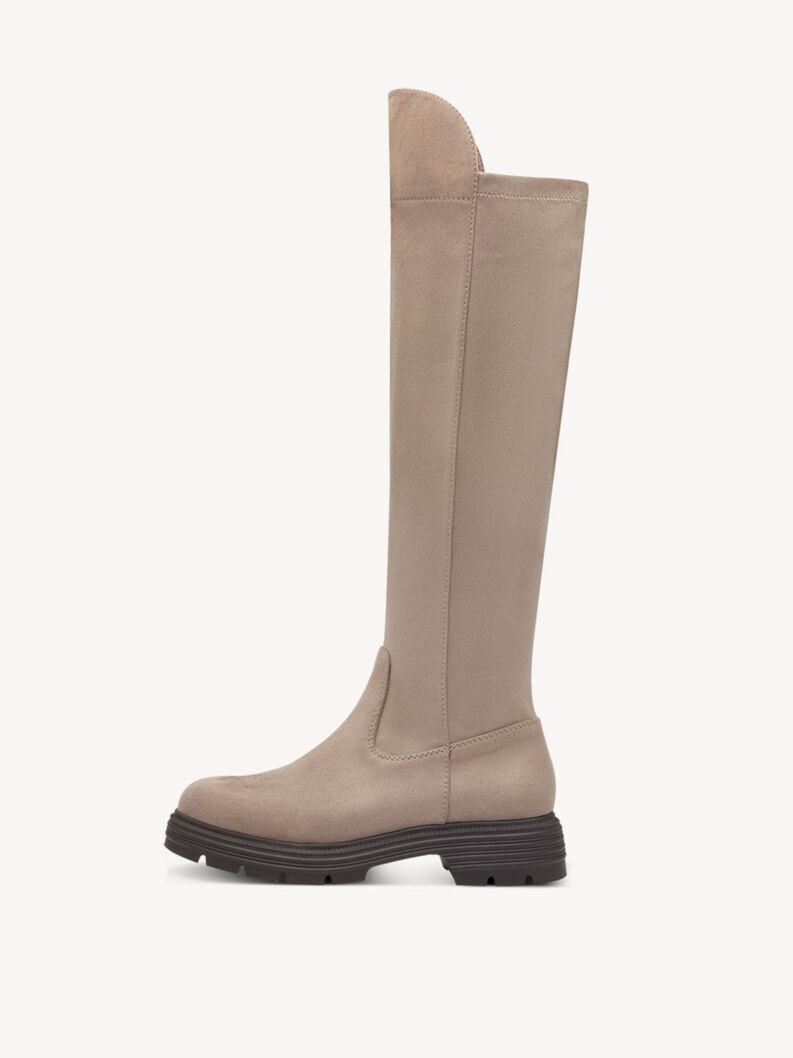 Overknee boots - beige, TAUPE, hi-res