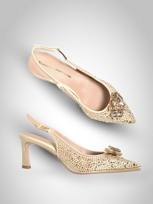 sling pumps, CHAMPAGNE, hi-res
