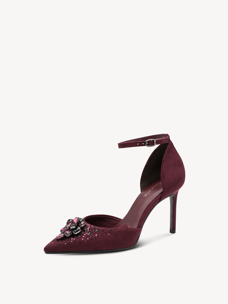 Escarpin - rouge, MERLOT, hi-res