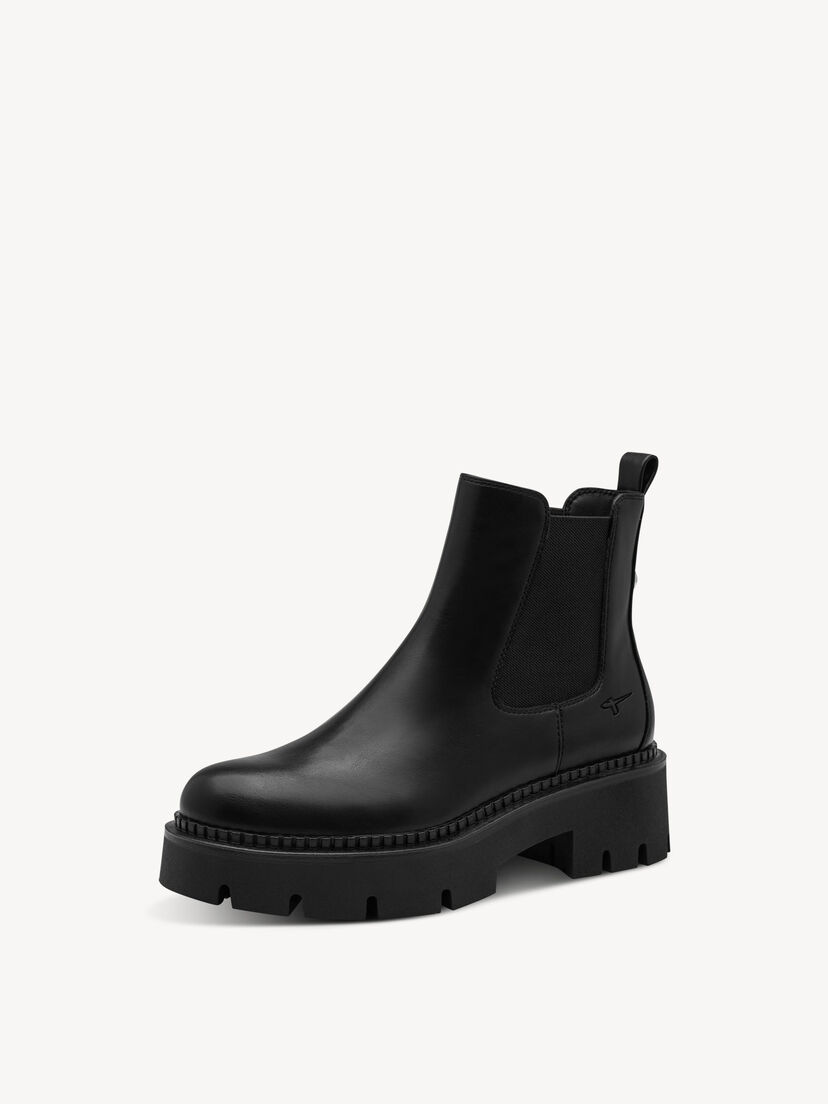 Chelseaboot - zwart, BLACK, hi-res