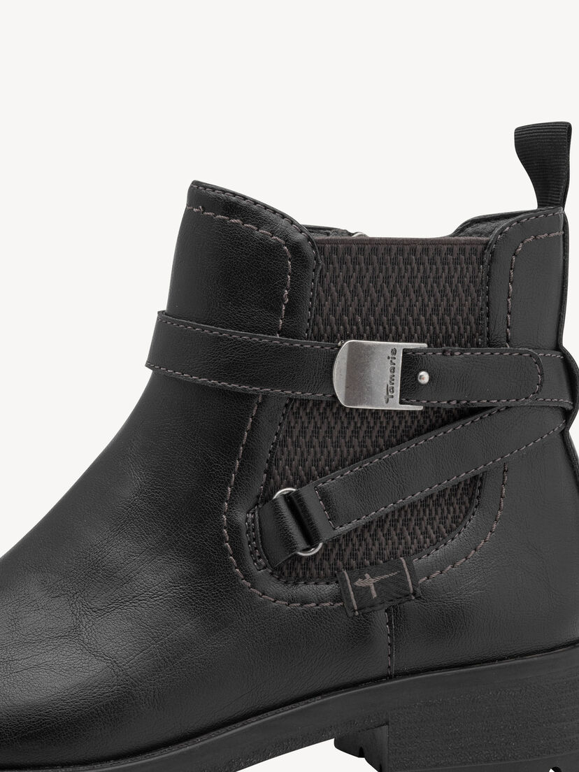 Chelseaboot - zwart, BLACK, hi-res