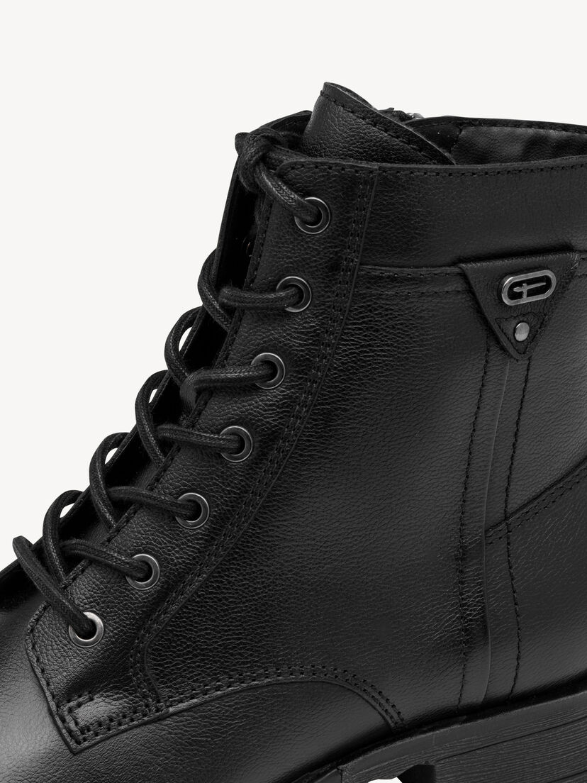 Enkellaarsje - zwart, BLACK, hi-res