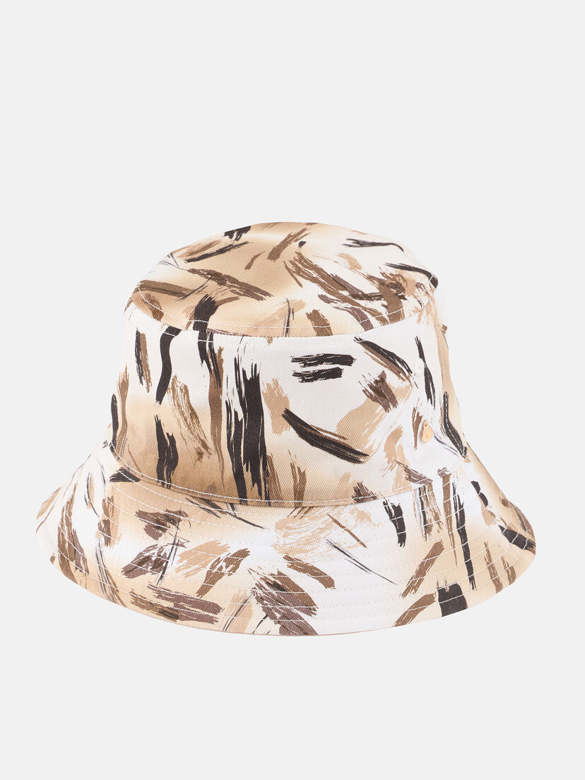 Bucket Hat - bruin, Sugar Swizzle Brush Stroke Leo, hi-res