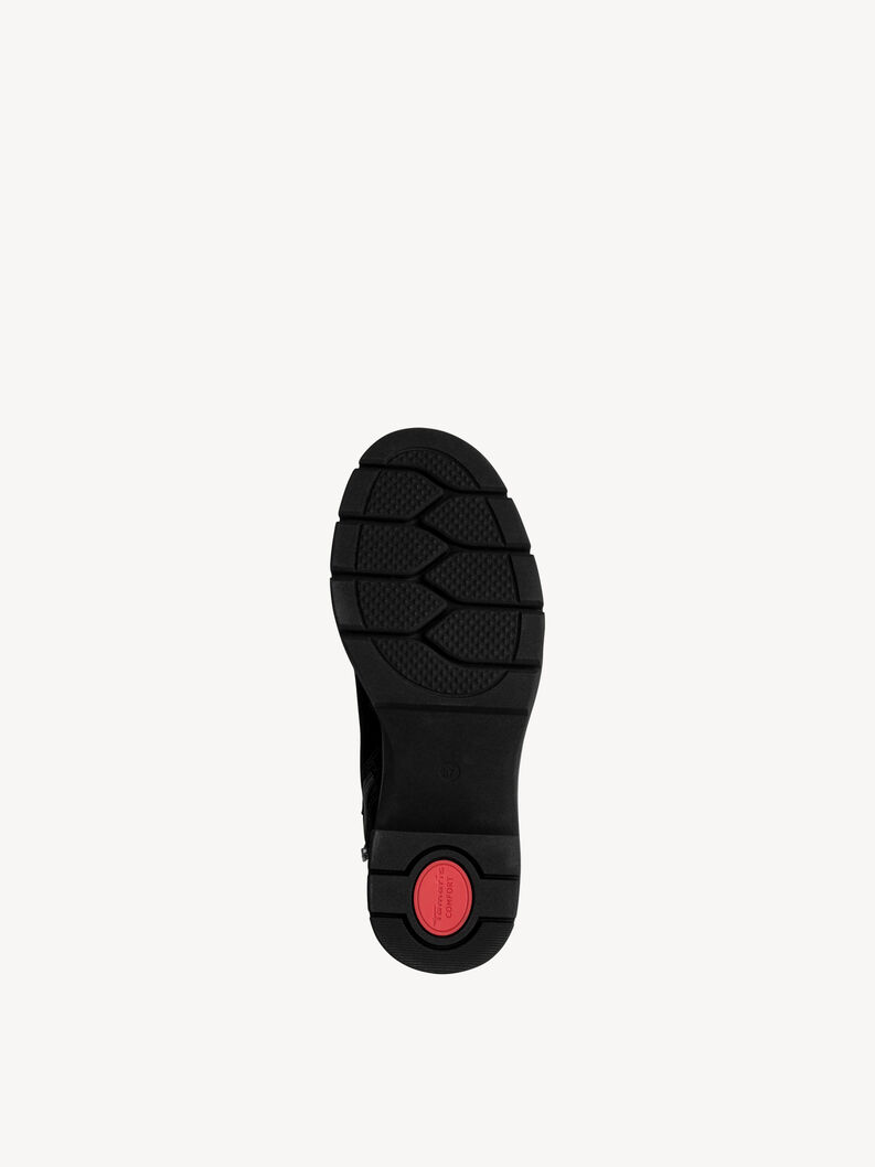 Lederstiefelette - schwarz, BLACK, hi-res