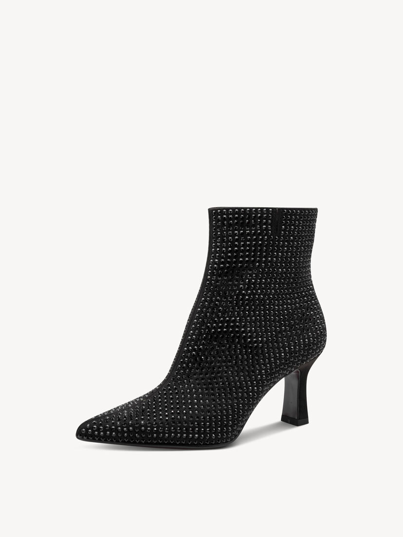 Enkellaarsje - zwart, BLACK GLAM, hi-res