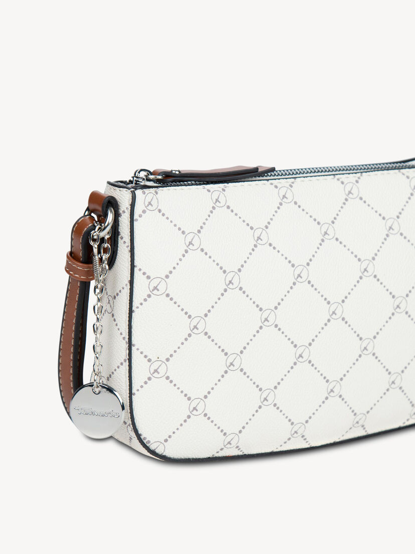 Schoudertas - grijs, ecru, hi-res