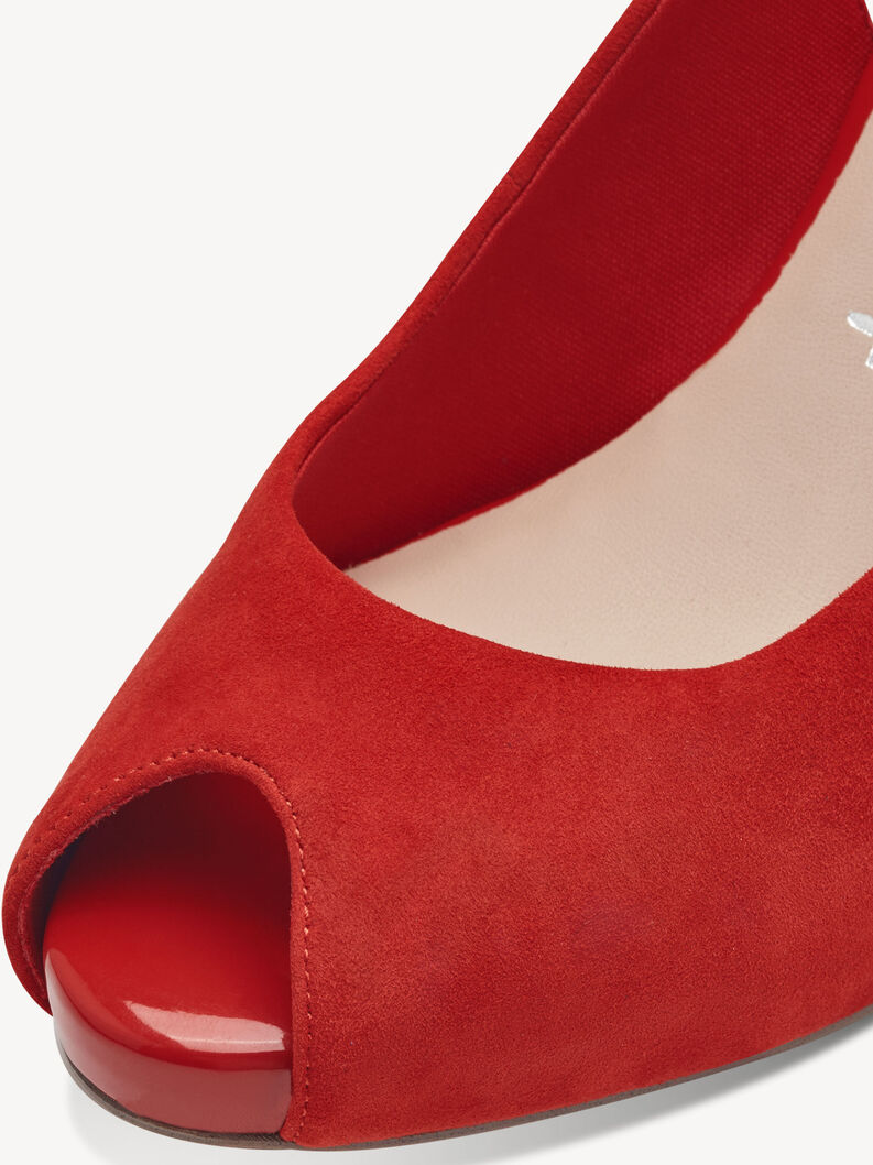 Shoe Escarpin Rouge Bout Ouvert Escarpin Rouge Femme Escarpins
