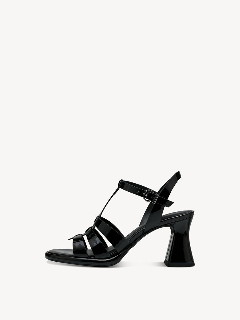 Sandalo - nero, BLACK PATENT, hi-res
