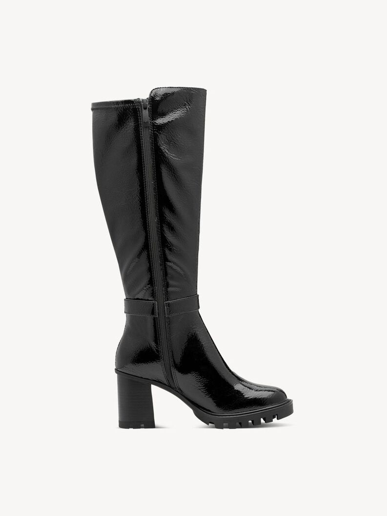 Stiefel, BLACK PATENT, hi-res