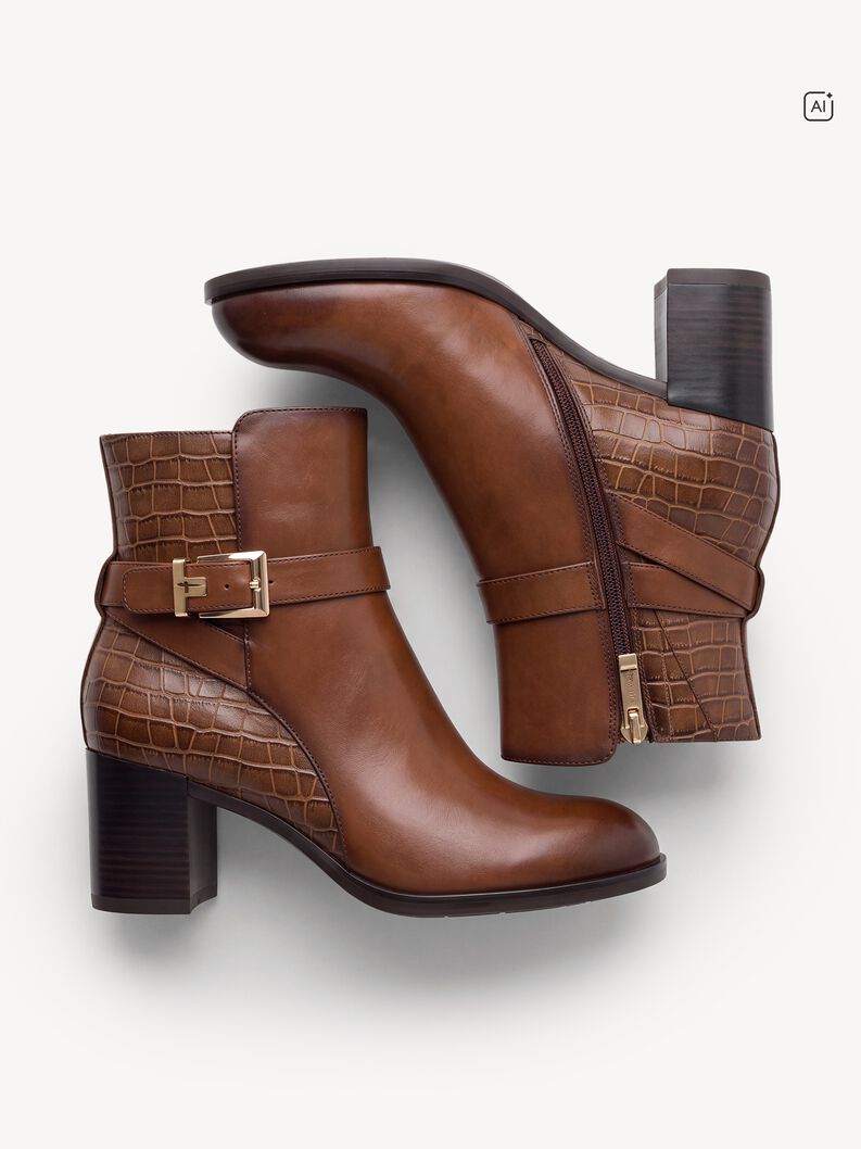 Bootie, cognac, hi-res