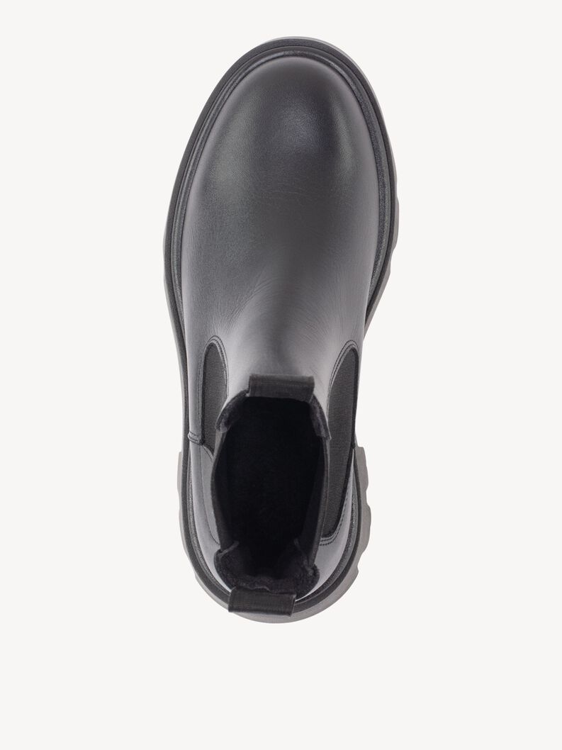 Chelsea boot, BLACK LEATHER, hi-res