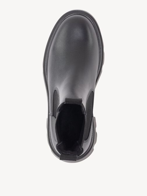Chelsea boot, BLACK LEATHER, hi-res