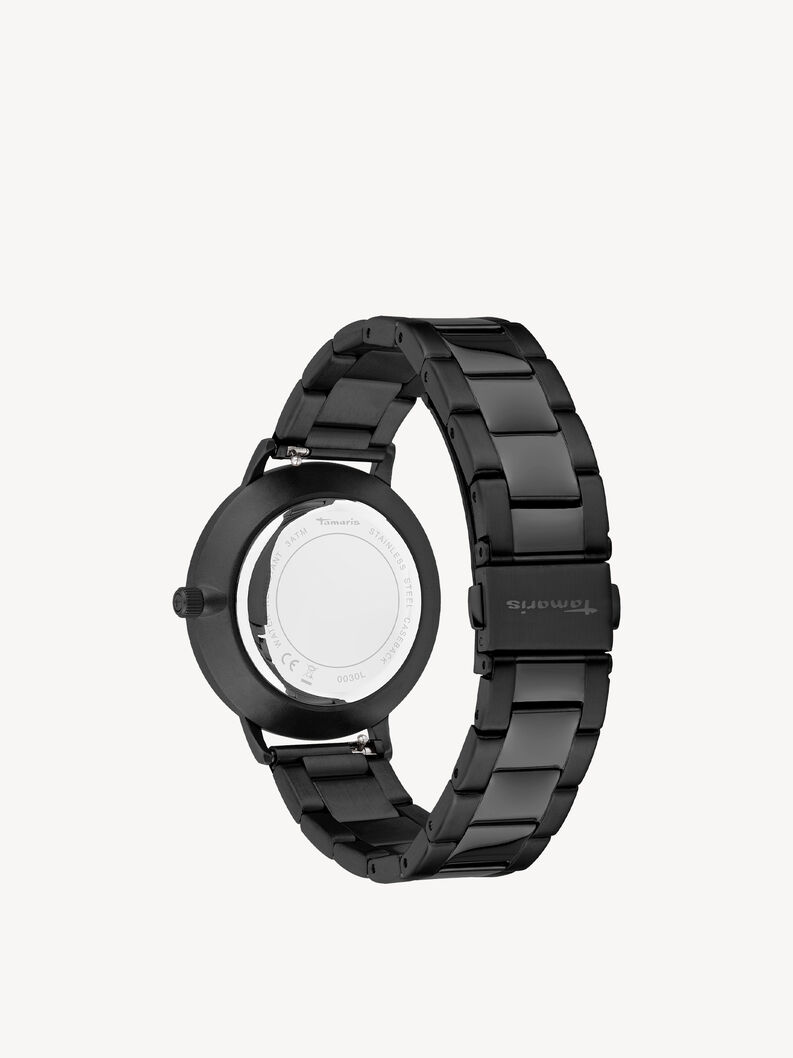 Uhr - schwarz, schwarz, hi-res