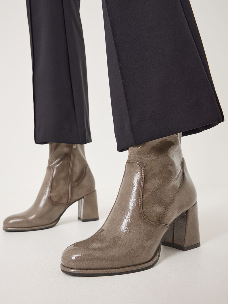 Stiefelette - beige, TAUPE PATENT, hi-res