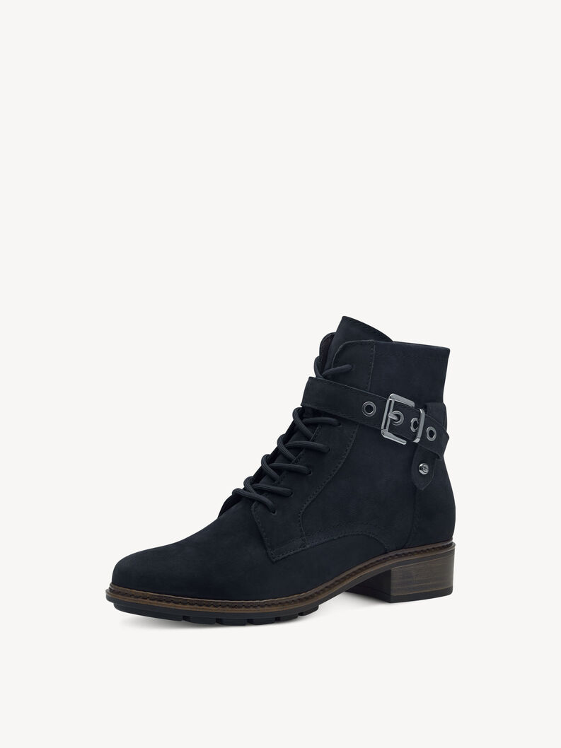 Stiefelette - blau, NAVY NUBUC, hi-res