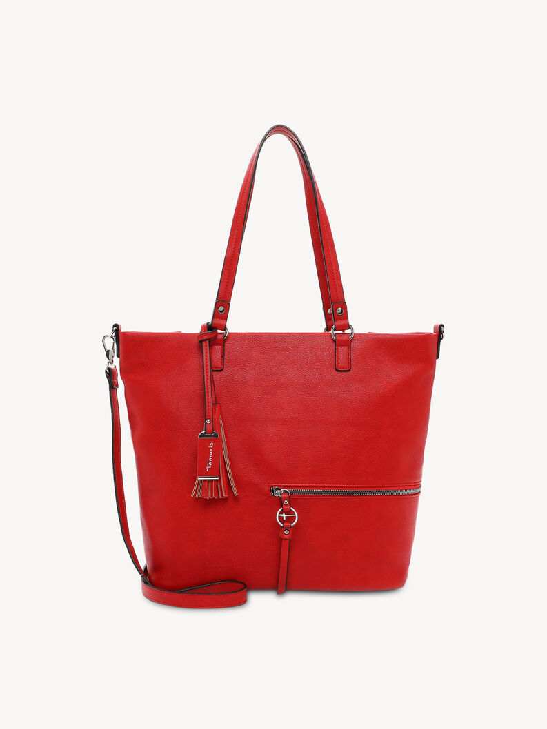Shopping bag - red, red, hi-res