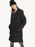 Χειμερινό παλτό - μαύρο warm lining, μαύρο, hi-res