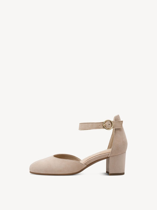 Escarpin, beige, hi-res