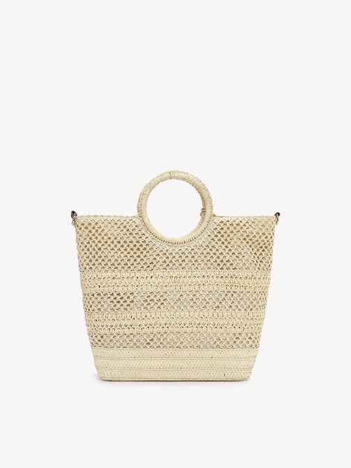 Shopping bag, beige, hi-res