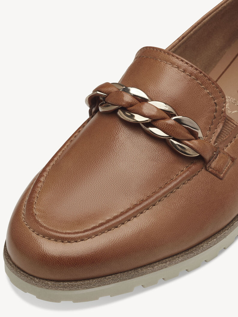 Slipper en cuir - marron, COGNAC LEATHER, hi-res