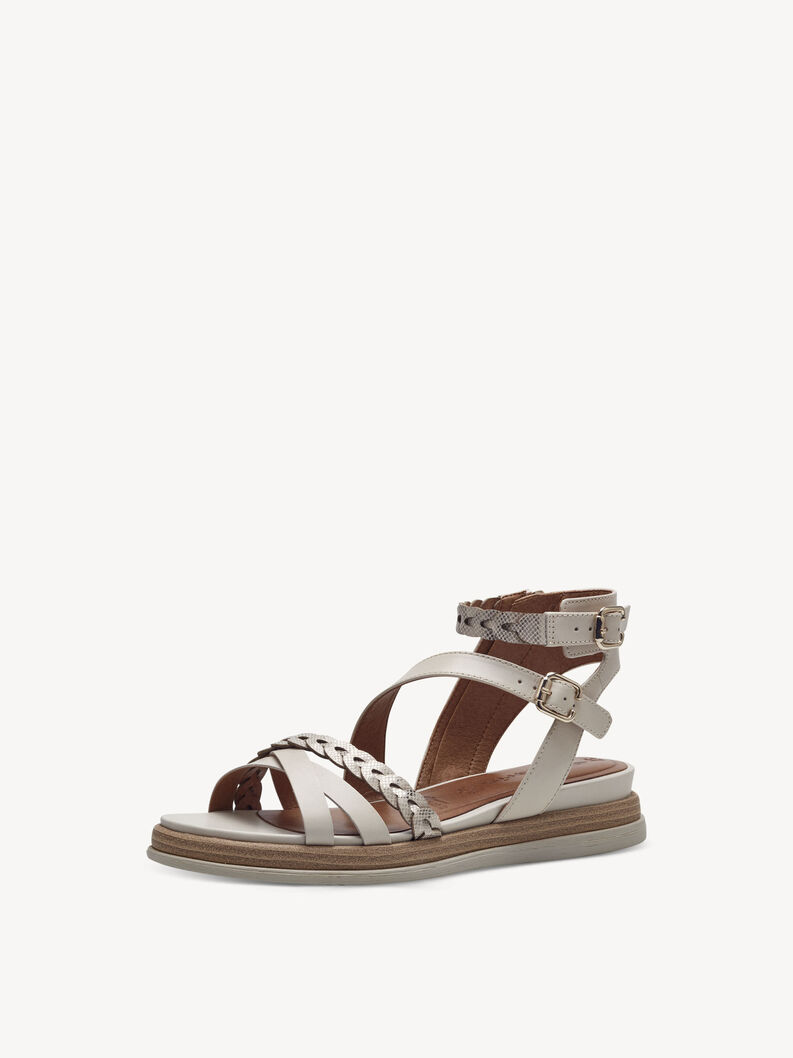 Sandale &agrave; talon - beige, IVORY, hi-res