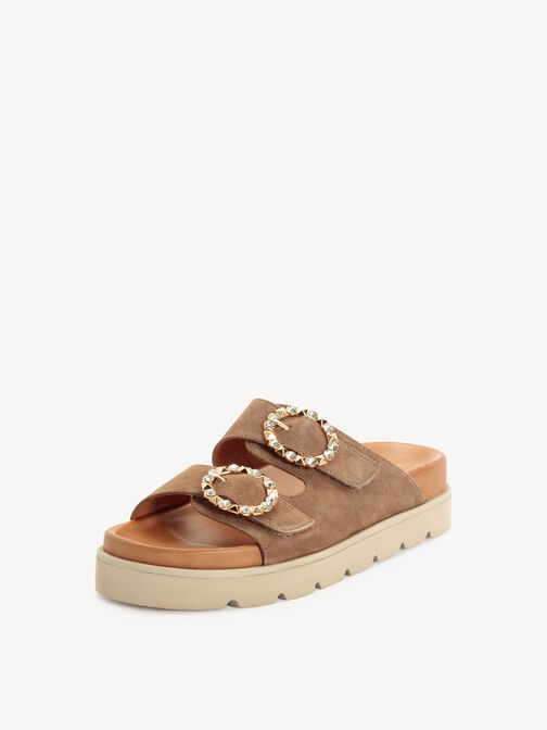 Mule, TAUPE SUEDE, hi-res