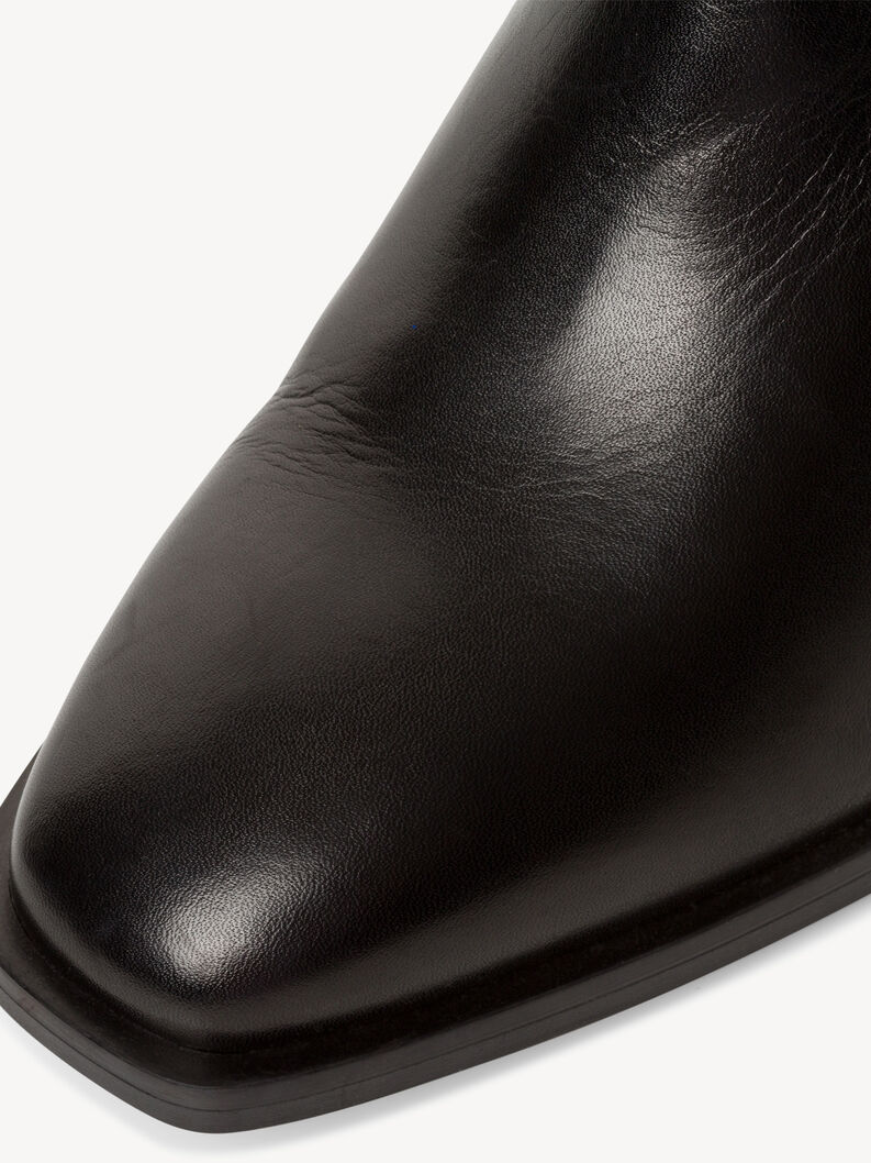 Leather Chelsea boot - black, BLACK, hi-res