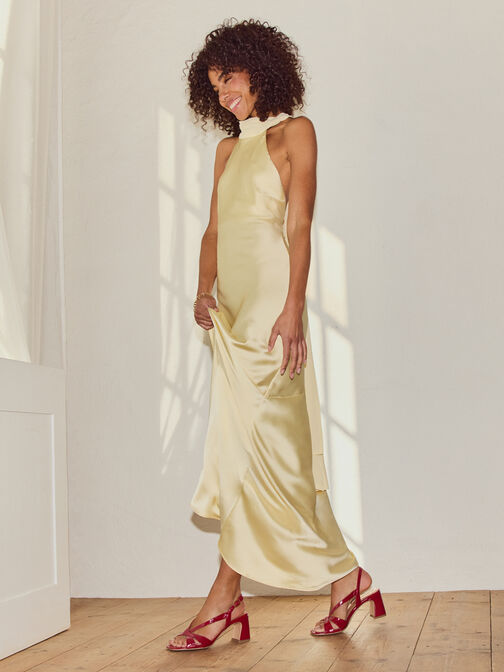 Heeled sandal, CHERRY, hi-res