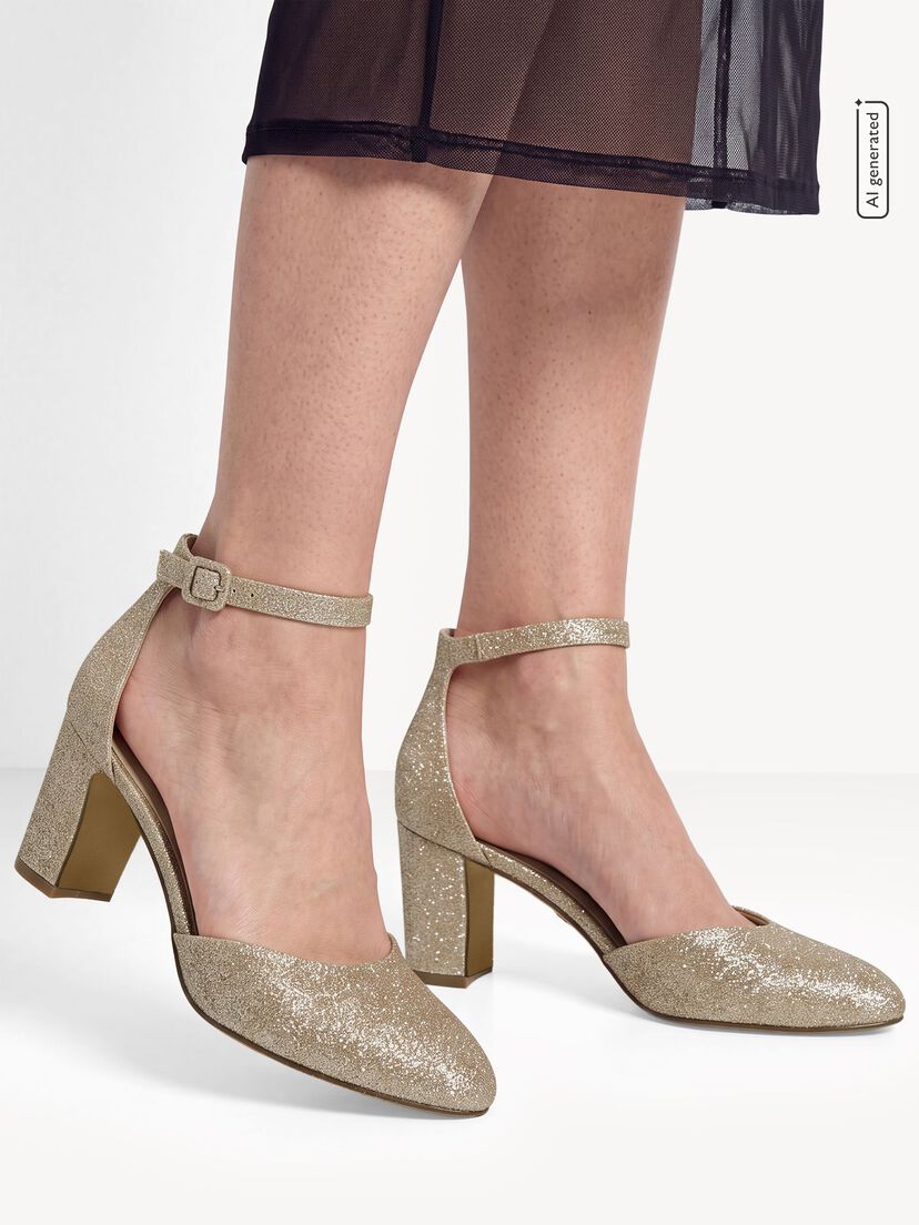 Pumps, LT.GOLD GLAM, hi-res
