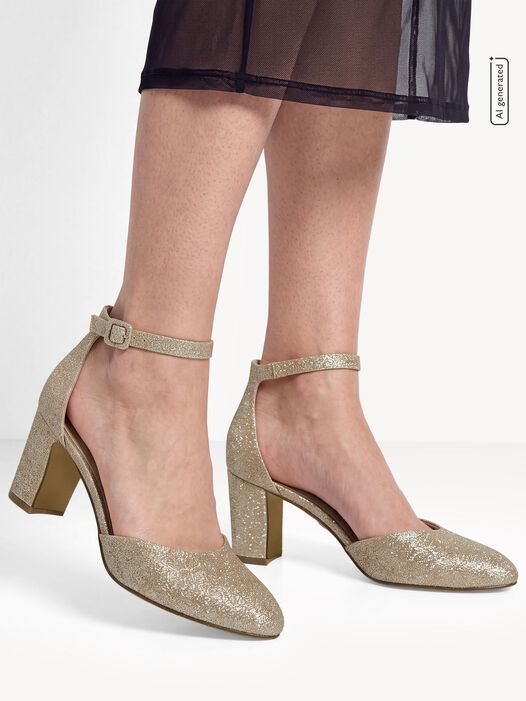 Pumps, LT.GOLD GLAM, hi-res