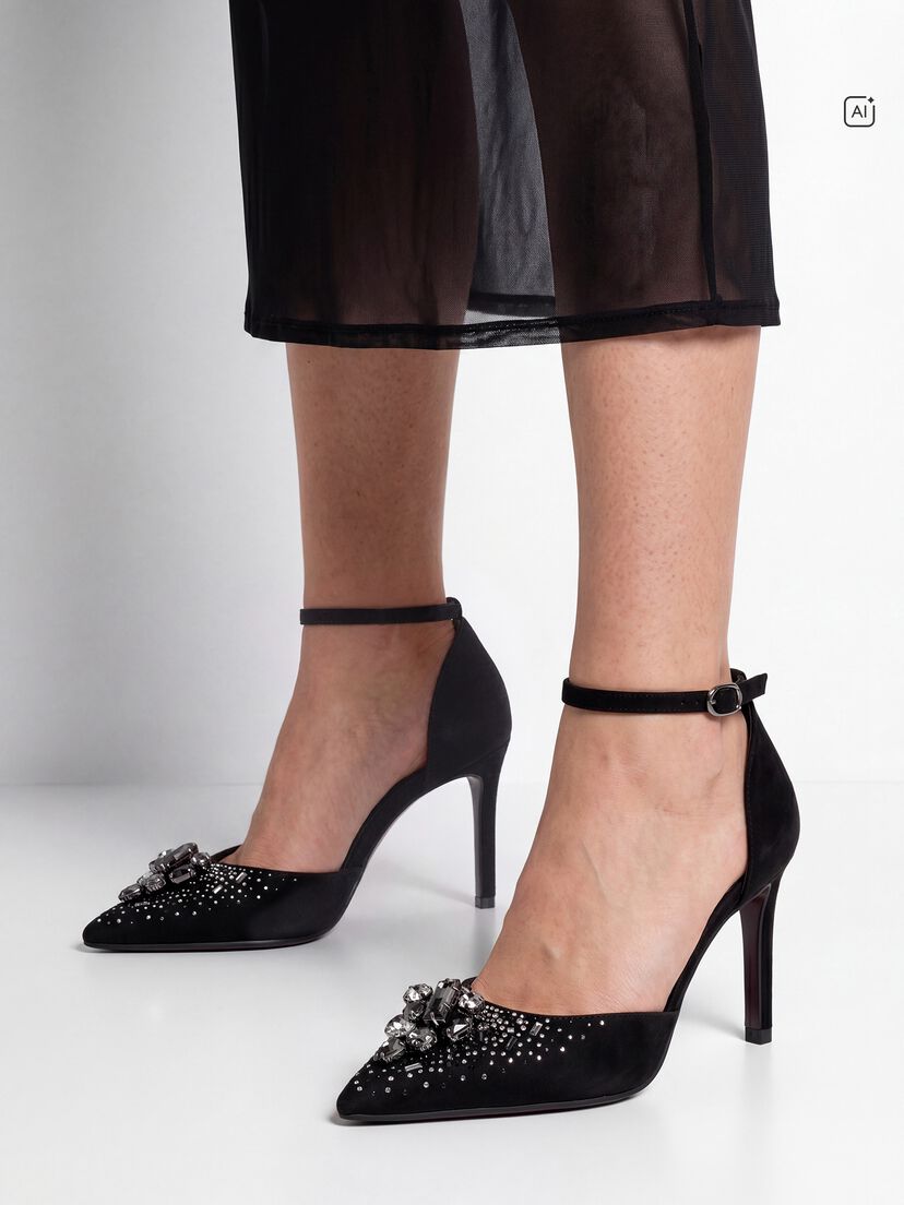 Pumps - zwart, BLACK, hi-res