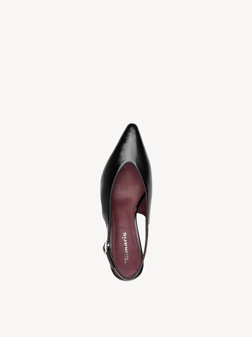 Slingpumps - zwart, BLACK, hi-res