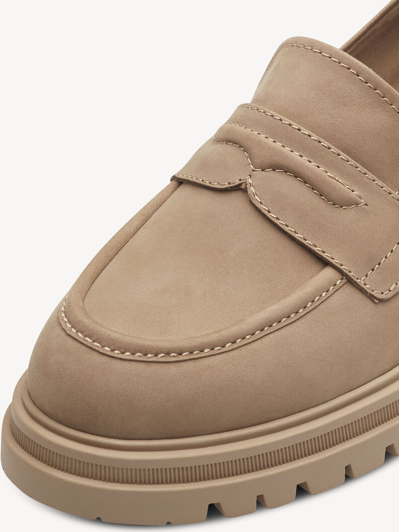 Leather Slipper - brown, CAMEL, hi-res