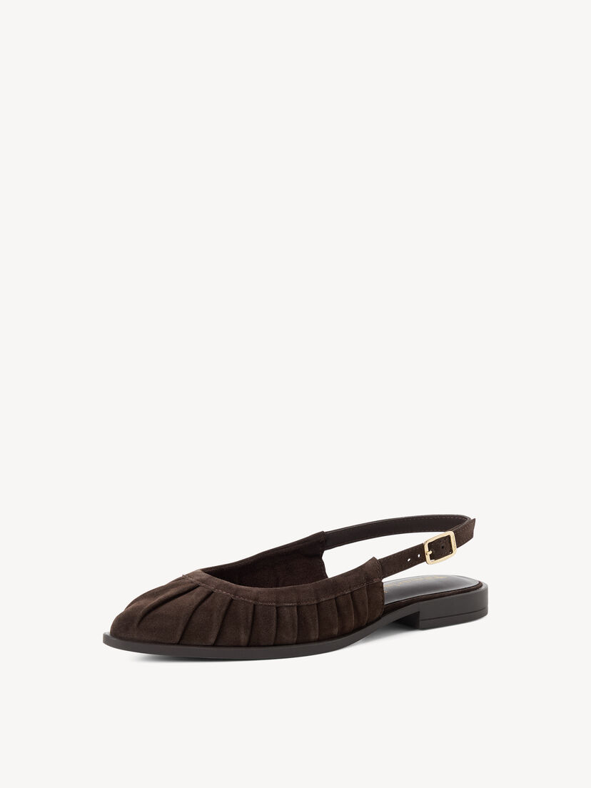 Leren Slingpumps - bruin, 304, hi-res