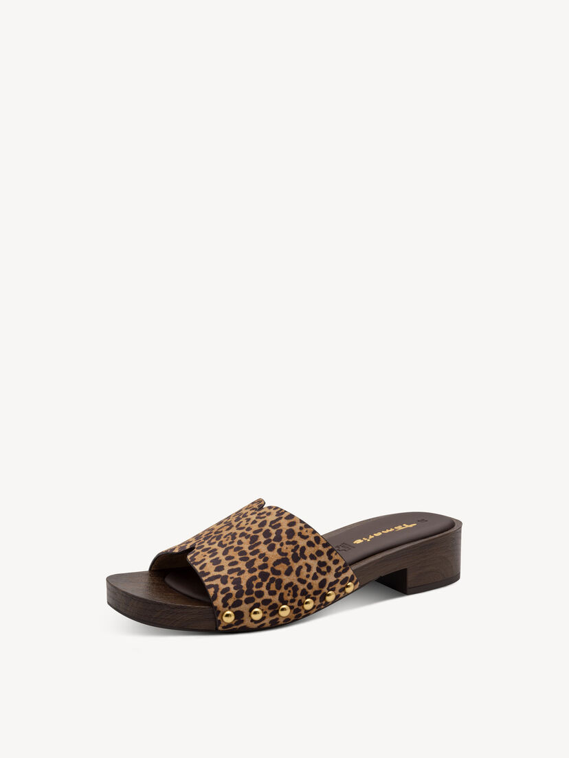 Slipper - bruin, COGNAC LEOPARD, hi-res