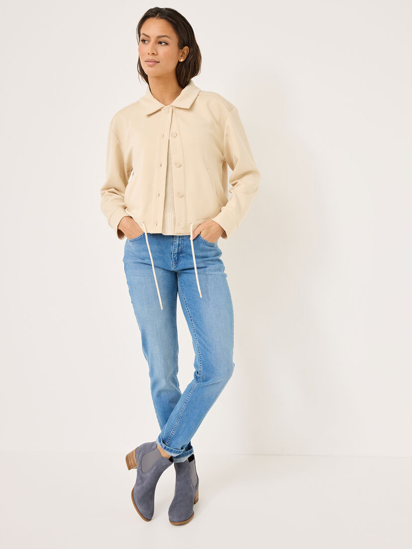 Leren Chelseaboot - blauw, DENIM, hi-res