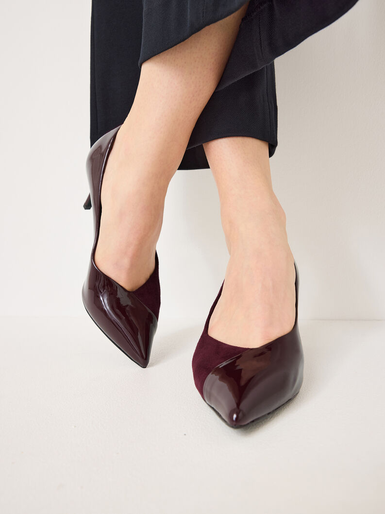 Pumps - red, MERLOT, hi-res