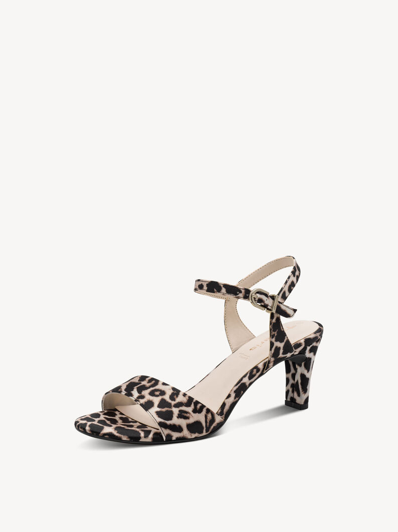 Sandalette - braun, LEOPARD, hi-res