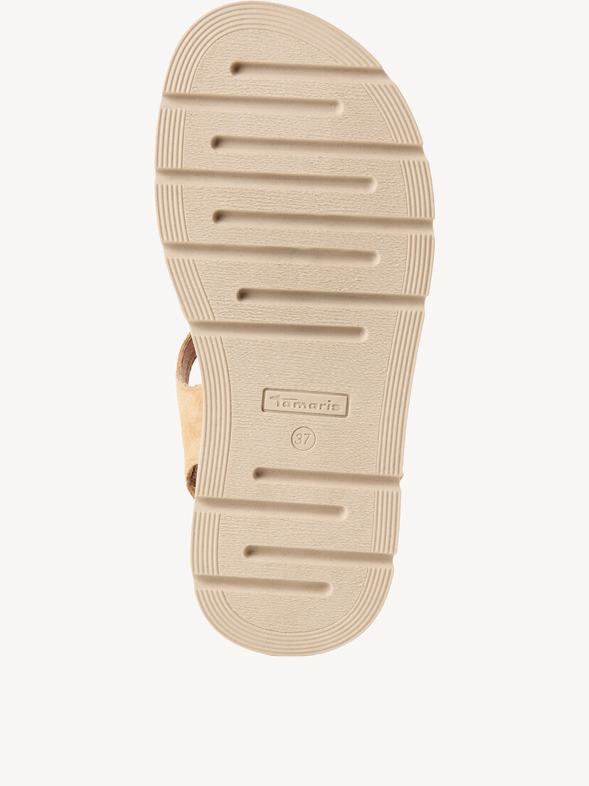 Leren Sandaaltje - beige, beige, hi-res