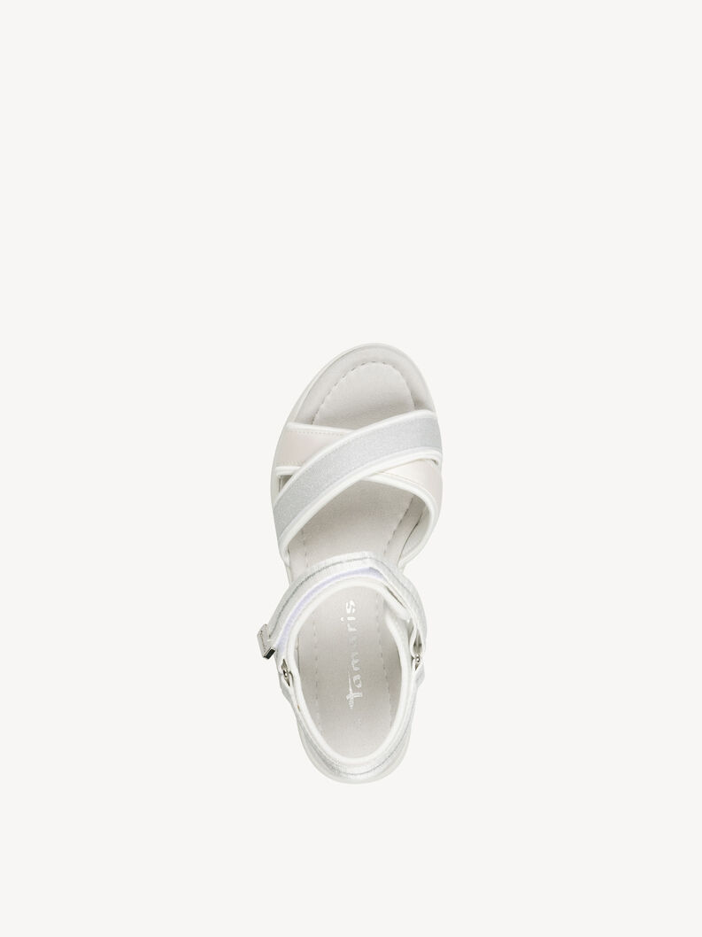 Sandalette - wei&szlig;, WHITE, hi-res