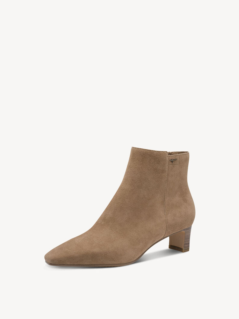 Bottine en cuir - marron, TAN, hi-res