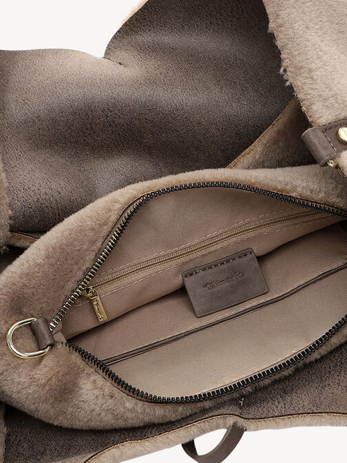 Sac cabas, taupe, hi-res