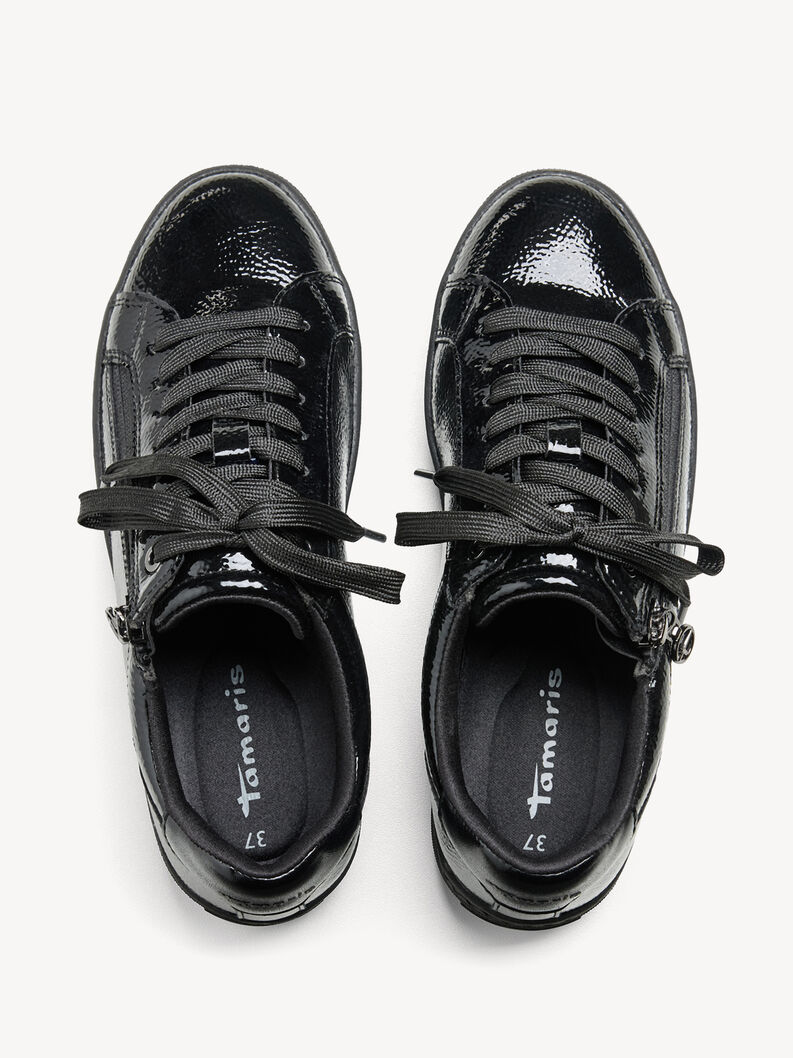 Sneaker, BLACK PATENT, hi-res