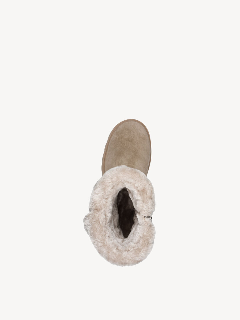 Enkellaarsje - grijs warme voering, LIGHT GREY, hi-res
