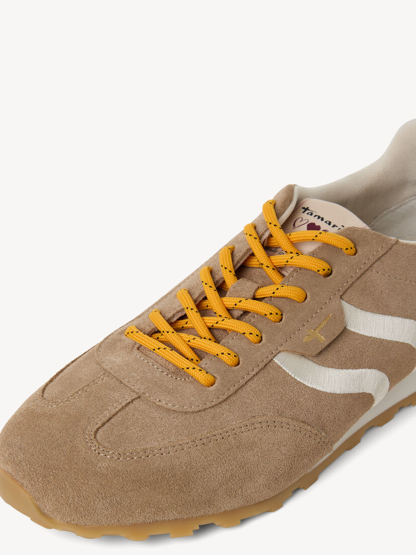 Leren Sneaker - beige, BEIGE COMB, hi-res