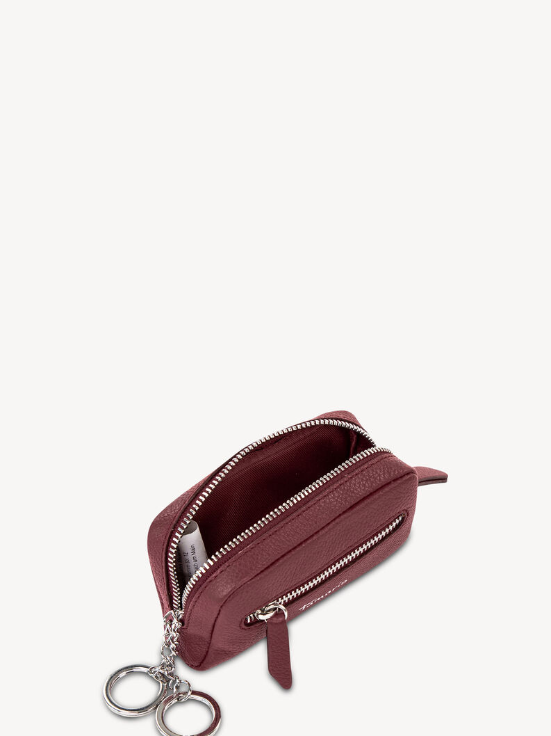 Leather Key case - red, wine, hi-res