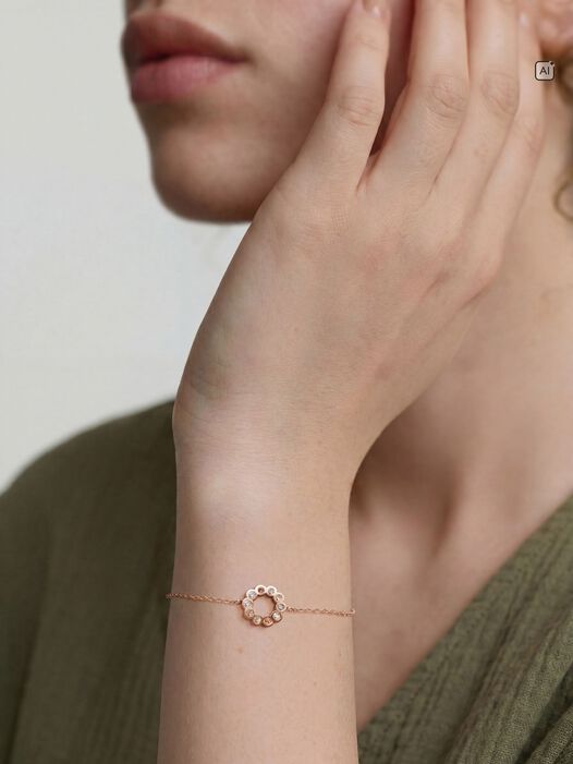 Armband, ros&eacute;gold, hi-res