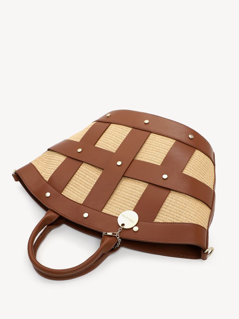 Sac cabas - marron, COGNAC, hi-res