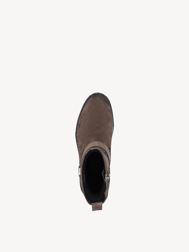 Leather Bootie - brown, CIGAR, hi-res